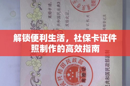 西安解锁便利生活，社保卡证件照制作的高效指南