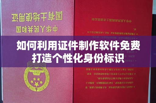 西安如何利用证件制作软件免费打造个性化身份标识